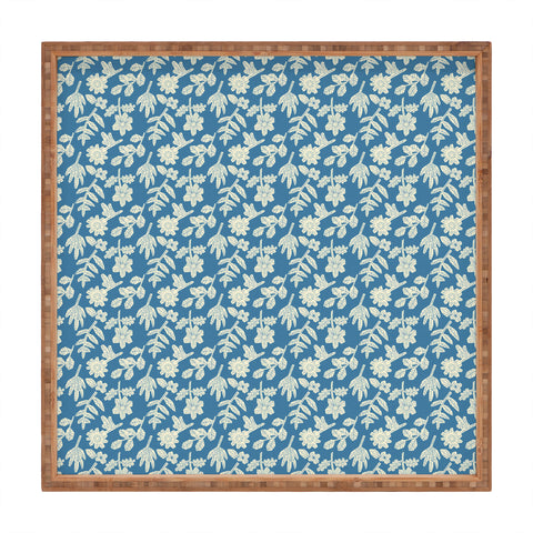 Holli Zollinger ESLE BLUE LINEN Square Tray