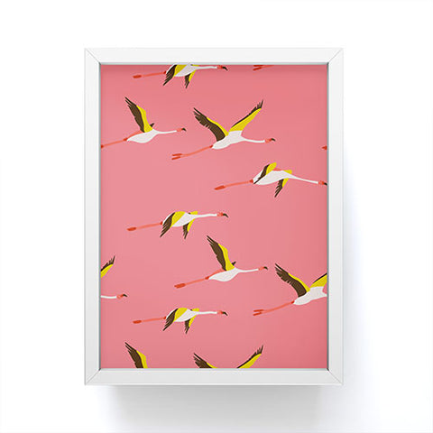 Holli Zollinger Flamingo Crush Framed Mini Art Print