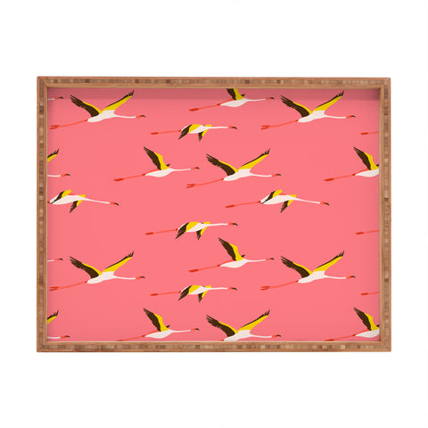 Holli Zollinger Flamingo Crush Rectangular Tray