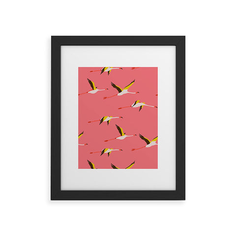 Holli Zollinger Flamingo Crush Framed Art Print