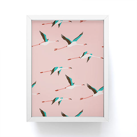 Holli Zollinger Flamingo Pink Framed Mini Art Print