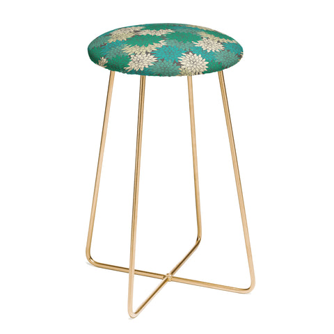 Holli Zollinger Flora Minted Counter Stool