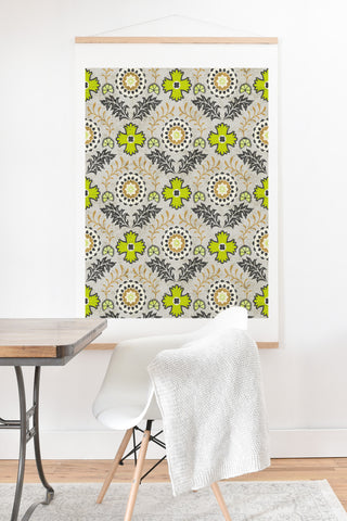 Holli Zollinger Floral Brocade Art Print And Hanger