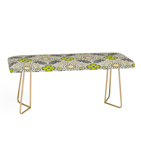 Holli Zollinger Floral Brocade Bench