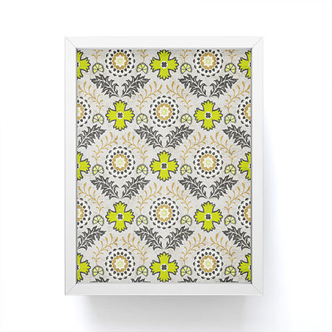 Holli Zollinger Floral Brocade Framed Mini Art Print