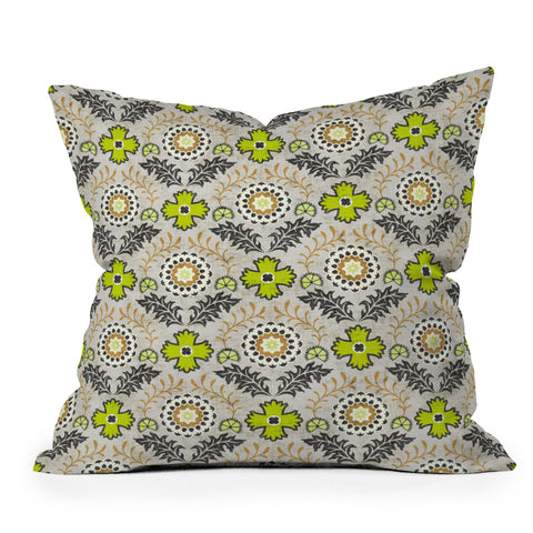 Holli Zollinger Floral Brocade Throw Pillow