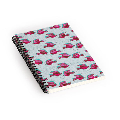 Holli Zollinger folka angelfish Spiral Notebook