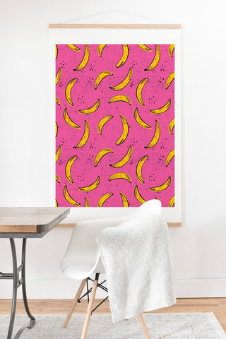 Holli Zollinger folka banana Art Print And Hanger