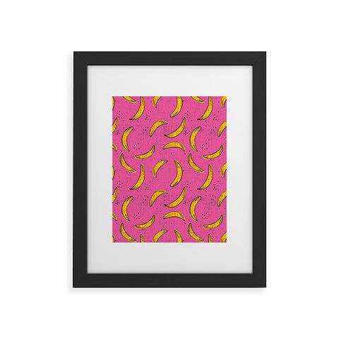 Holli Zollinger folka banana Framed Art Print