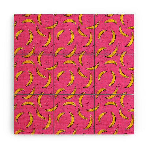 Holli Zollinger folka banana Wood Wall Mural