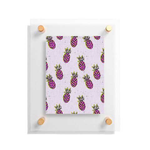 Holli Zollinger folka pineapple Floating Acrylic Print