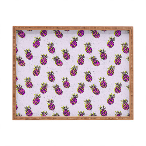 Holli Zollinger folka pineapple Rectangular Tray