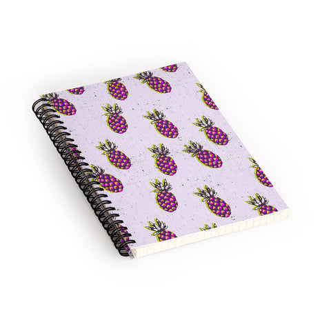 Holli Zollinger folka pineapple Spiral Notebook