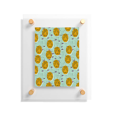 Holli Zollinger folka tiger eye Floating Acrylic Print