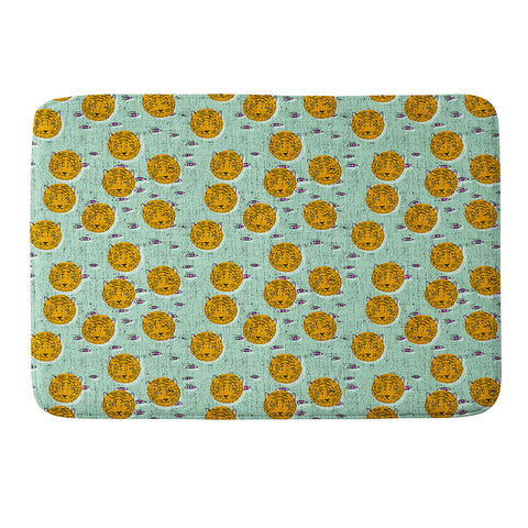 Holli Zollinger folka tiger eye Memory Foam Bath Mat