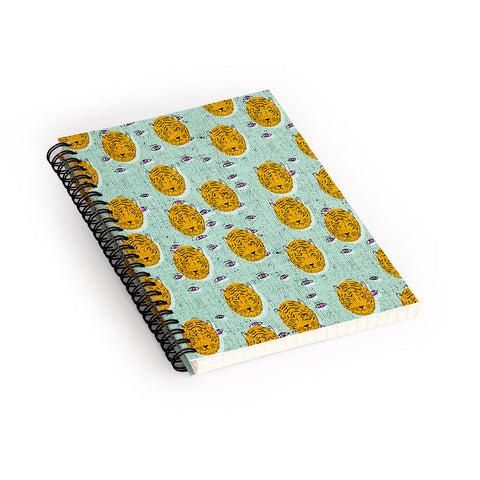 Holli Zollinger folka tiger eye Spiral Notebook