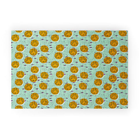 Holli Zollinger folka tiger eye Welcome Mat