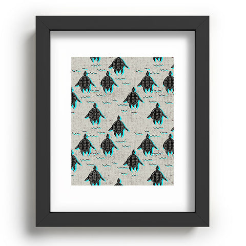 Holli Zollinger folka turtle Recessed Framing Rectangle