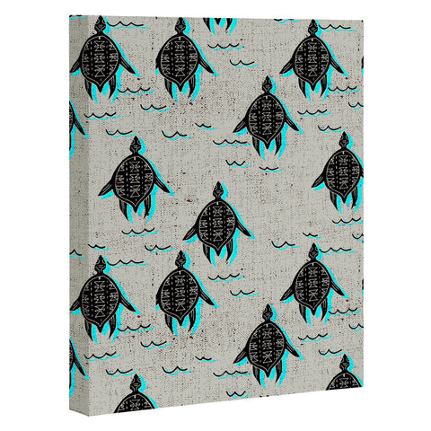 Holli Zollinger folka turtle Art Canvas
