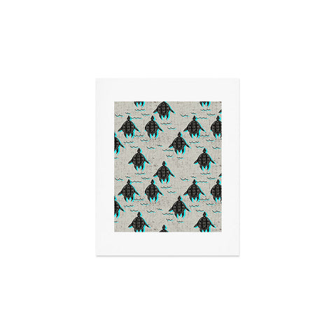 Holli Zollinger folka turtle Art Print