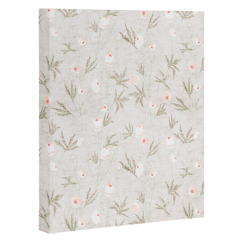 Holli Zollinger FRENCH LINEN ANEMONE LIGHT Art Canvas