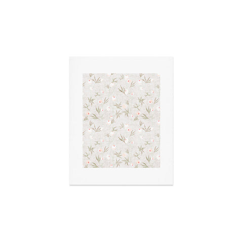 Holli Zollinger FRENCH LINEN ANEMONE LIGHT Art Print