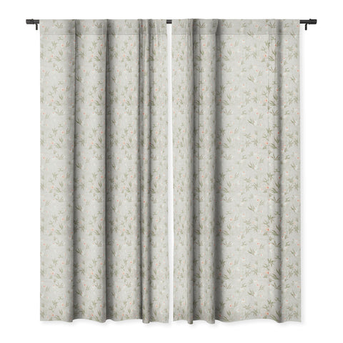 Holli Zollinger FRENCH LINEN ANEMONE LIGHT Blackout Window Curtain