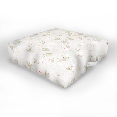 Holli Zollinger FRENCH LINEN ANEMONE LIGHT Outdoor Floor Cushion