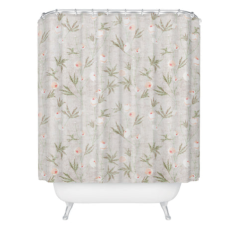 Holli Zollinger FRENCH LINEN ANEMONE LIGHT Shower Curtain