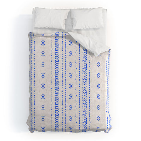 Holli Zollinger FRENCH LINEN BOHO STRIPE Duvet Cover