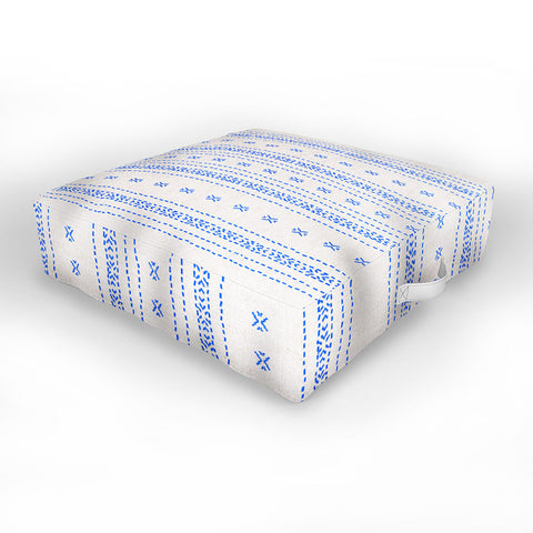 Holli Zollinger FRENCH LINEN BOHO STRIPE Outdoor Floor Cushion