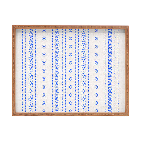 Holli Zollinger FRENCH LINEN BOHO STRIPE Rectangular Tray