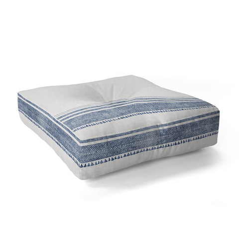 Holli Zollinger FRENCH LINEN CHAMBRAY TASSEL Floor Pillow Square