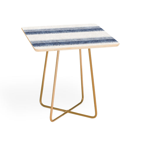 Holli Zollinger FRENCH LINEN CHAMBRAY TASSEL Side Table