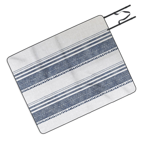 Holli Zollinger FRENCH LINEN CHAMBRAY TASSEL Picnic Blanket