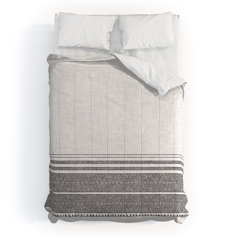 Holli Zollinger FRENCH LINEN CHARCOAL TASSEL Comforter
