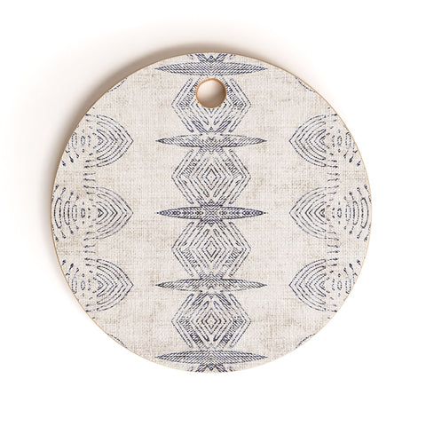 Holli Zollinger FRENCH LINEN ERIS Cutting Board Round
