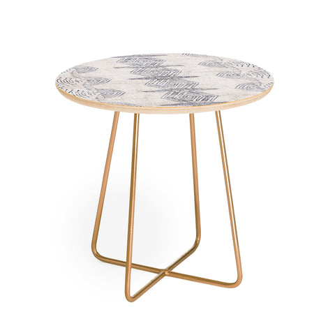 Holli Zollinger FRENCH LINEN ERIS Round Side Table