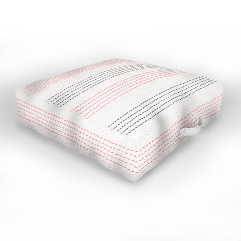 Holli Zollinger FRENCH LINEN GEO STRIPE Outdoor Floor Cushion