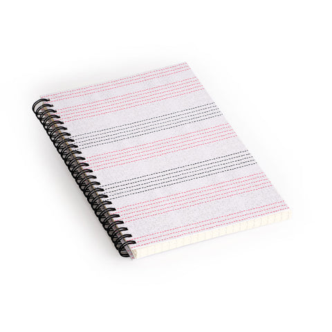 Holli Zollinger FRENCH LINEN GEO STRIPE Spiral Notebook