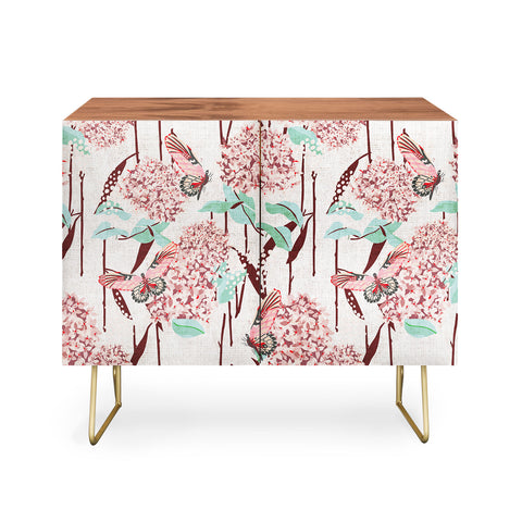 Holli Zollinger FRENCH LINEN HYDRANGEA Credenza