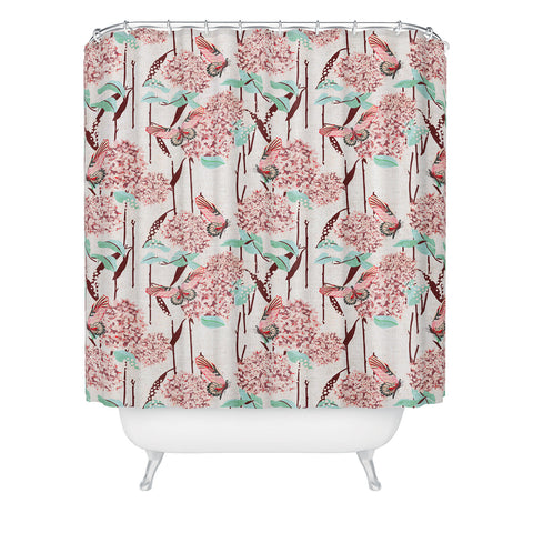 Holli Zollinger FRENCH LINEN HYDRANGEA Shower Curtain