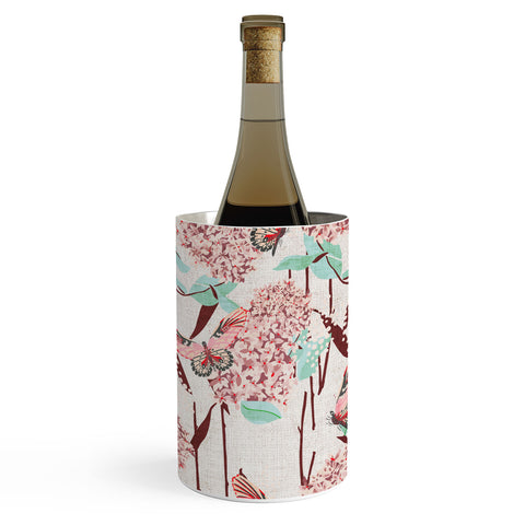 Holli Zollinger FRENCH LINEN HYDRANGEA Wine Chiller