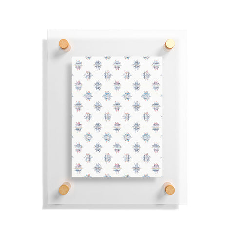 Holli Zollinger FRENCH LINEN IKAT DOT Floating Acrylic Print