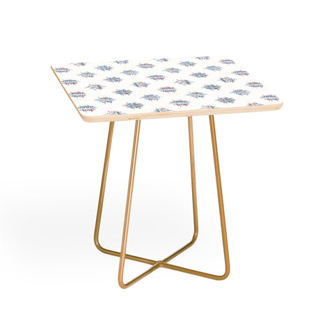 Holli Zollinger FRENCH LINEN IKAT DOT Side Table