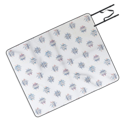 Holli Zollinger FRENCH LINEN IKAT DOT Picnic Blanket
