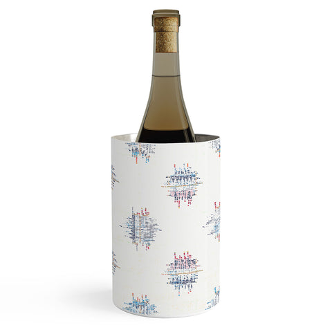 Holli Zollinger FRENCH LINEN IKAT DOT Wine Chiller