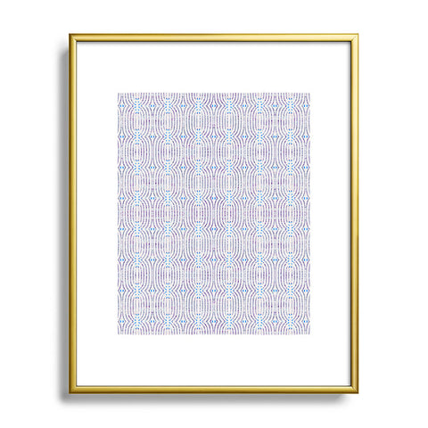 Holli Zollinger FRENCH LINEN LOOP Metal Framed Art Print