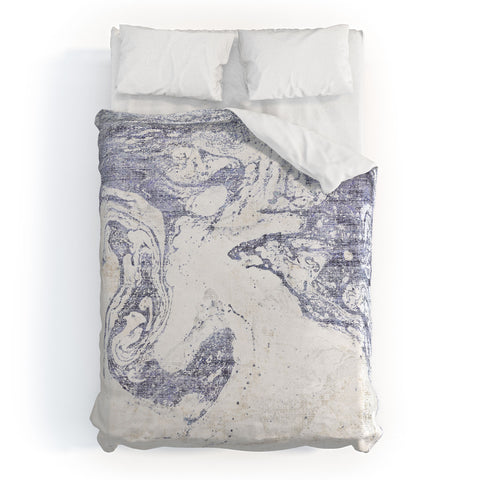 Holli Zollinger FRENCH LINEN MARBLE Duvet Cover