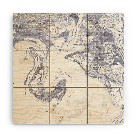 Holli Zollinger FRENCH LINEN MARBLE Wood Wall Mural